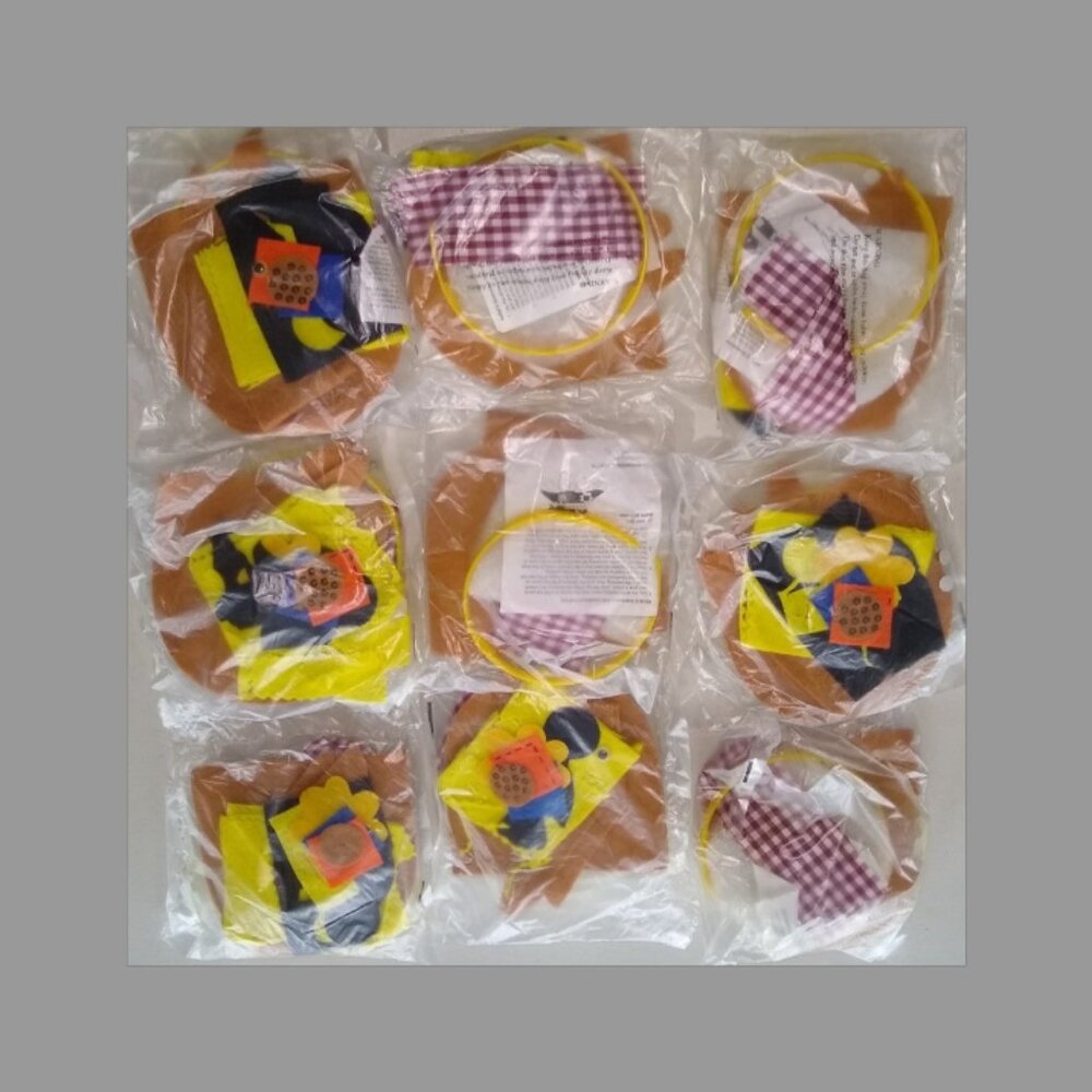 DIY Craft Kit: Scarecrow Felt Headband x 9 New - Picture 2 of 4